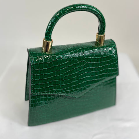 Classic Penny Handbag in Vintage Green - Vintage Inspired