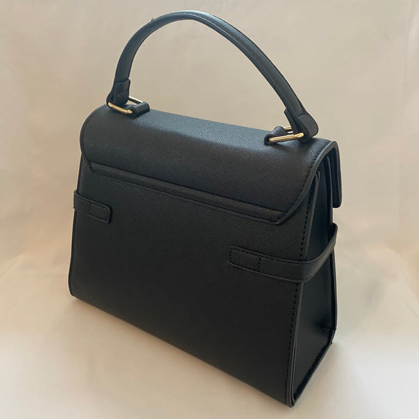 Classic Poppy Handbag in Black - Vintage Inspired