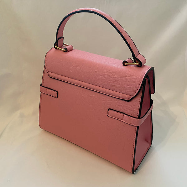 Classic Poppy Handbag in Pink - Vintage Inspired
