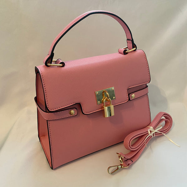 Classic Poppy Handbag in Pink - Vintage Inspired