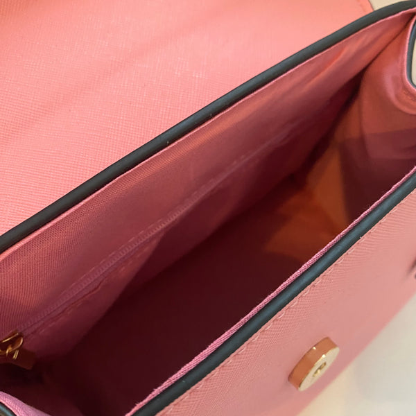 Classic Poppy Handbag in Pink - Vintage Inspired