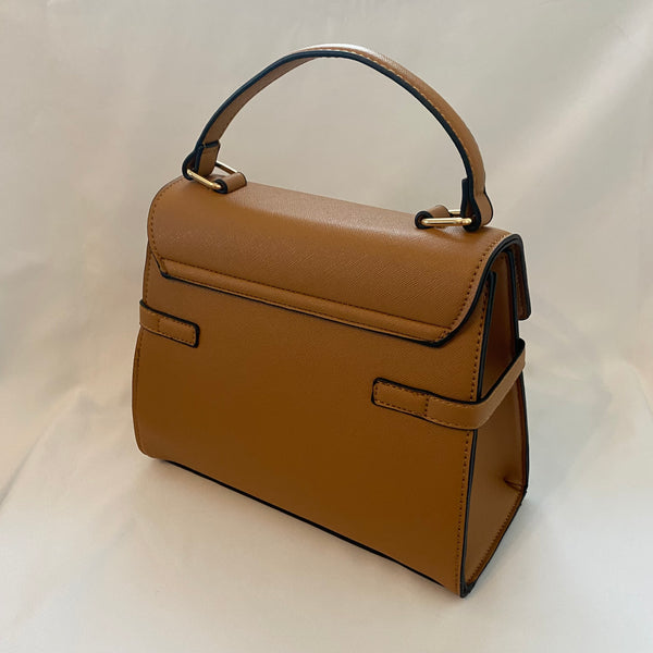 Classic Poppy Handbag in Russet Brown - Vintage Inspired