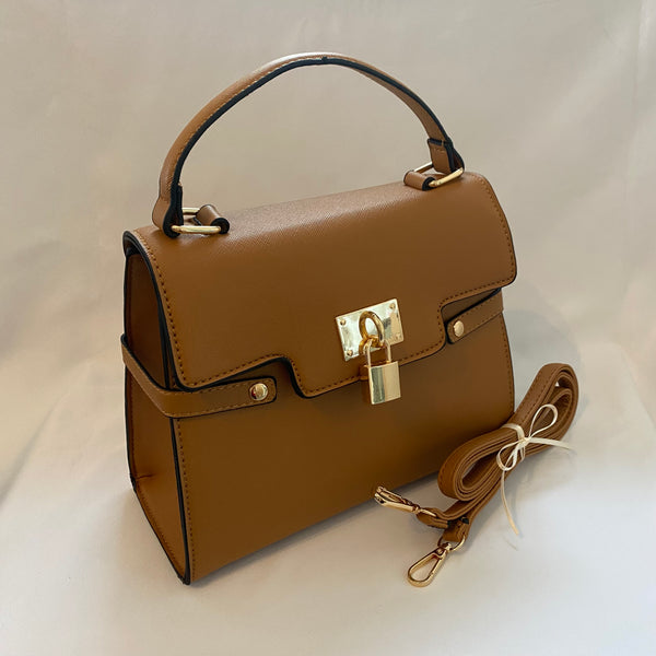 Classic Poppy Handbag in Russet Brown - Vintage Inspired