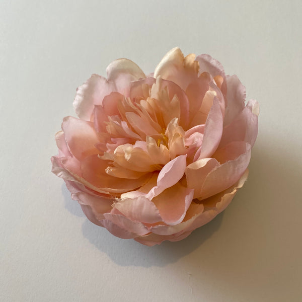 Classic Vintage Pink Peony Hair Clip