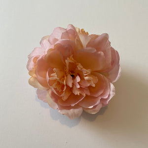 Classic Vintage Pink Peony Hair Clip