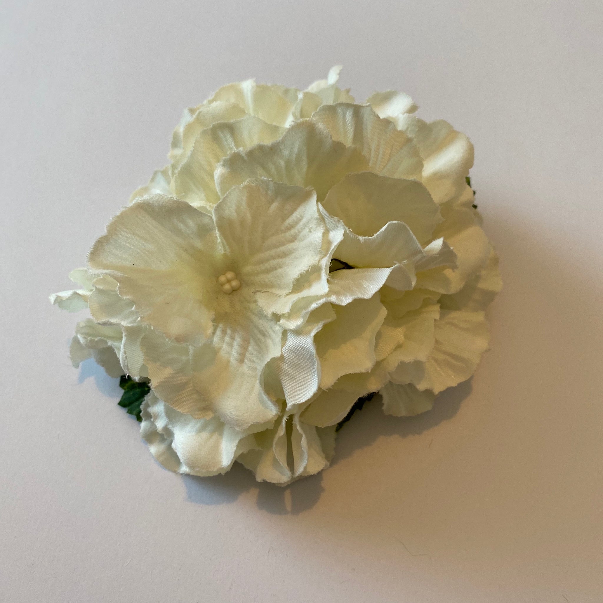 Classic Vintage Cream Hydrangea Hair Clip